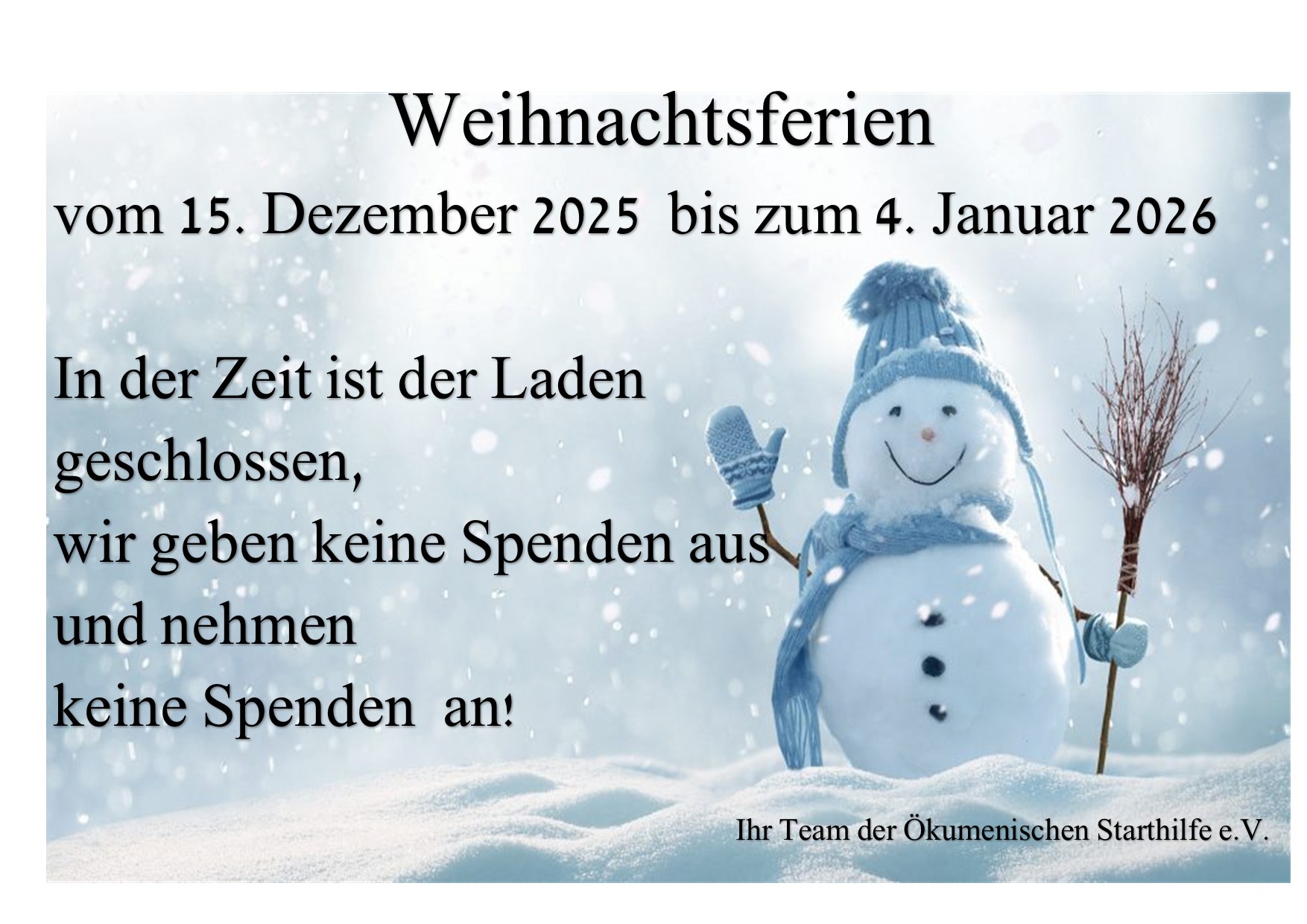 Starthilfe Supermarkt von innen